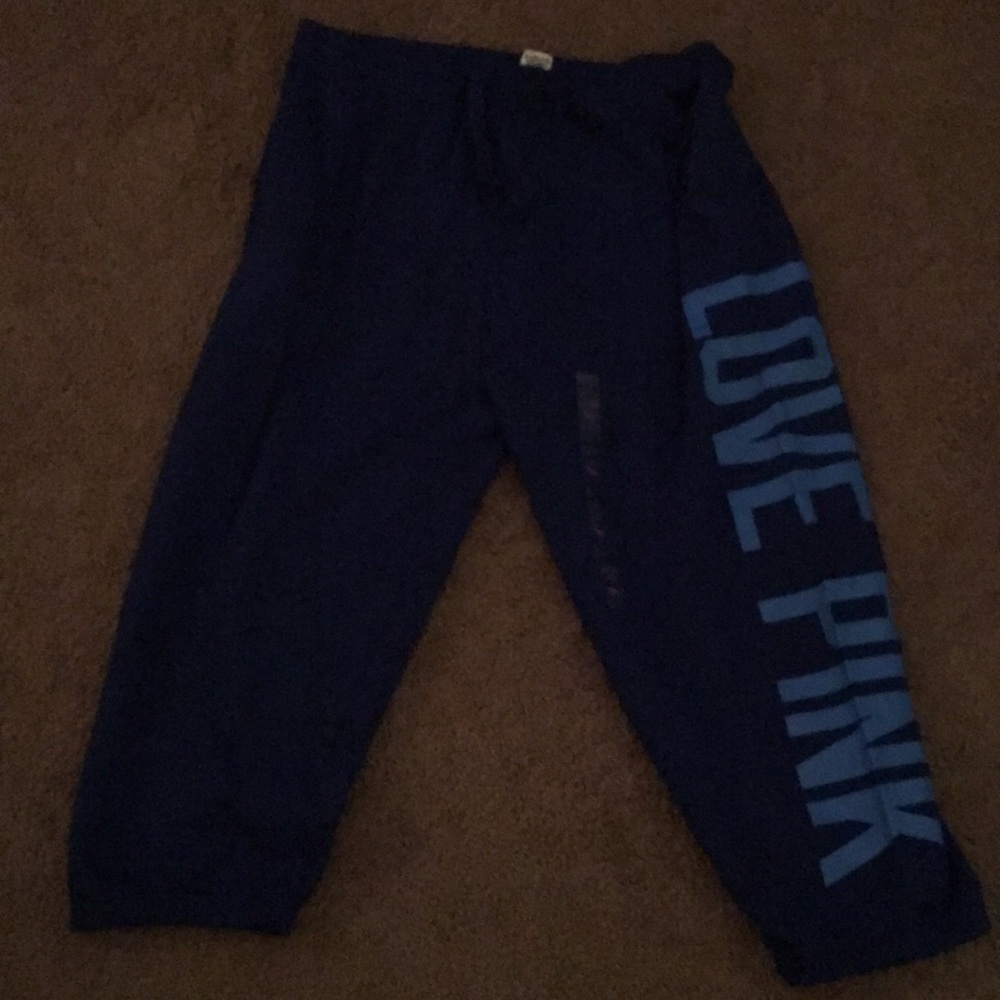Pink sweat pants